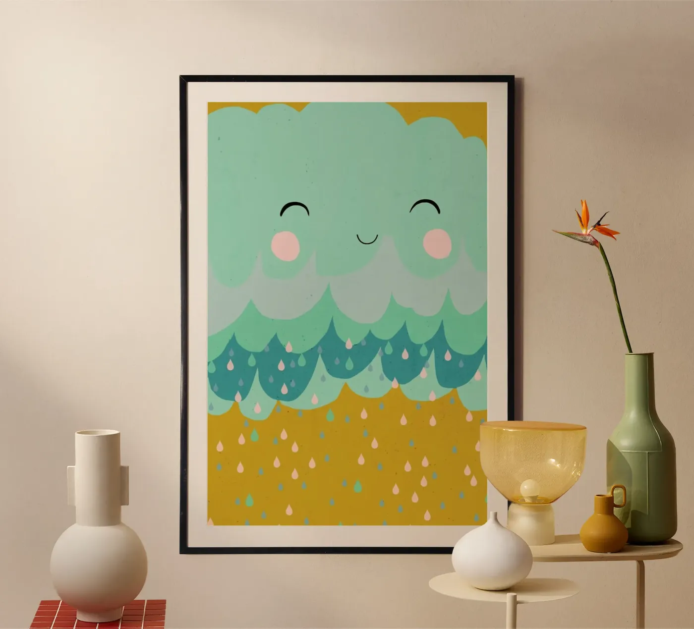 Happy Rain poster da treechild