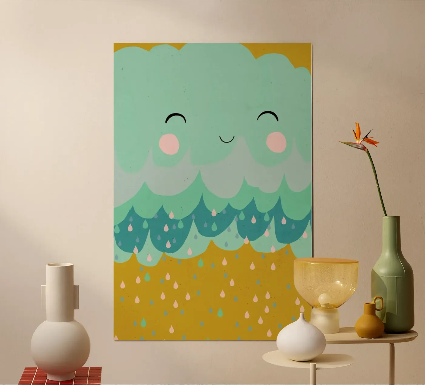 Happy Rain poster da treechild