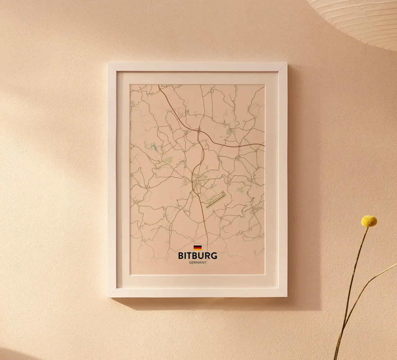 Bitburg DE poster con telaio in plastica da Jacob W MICKELSON