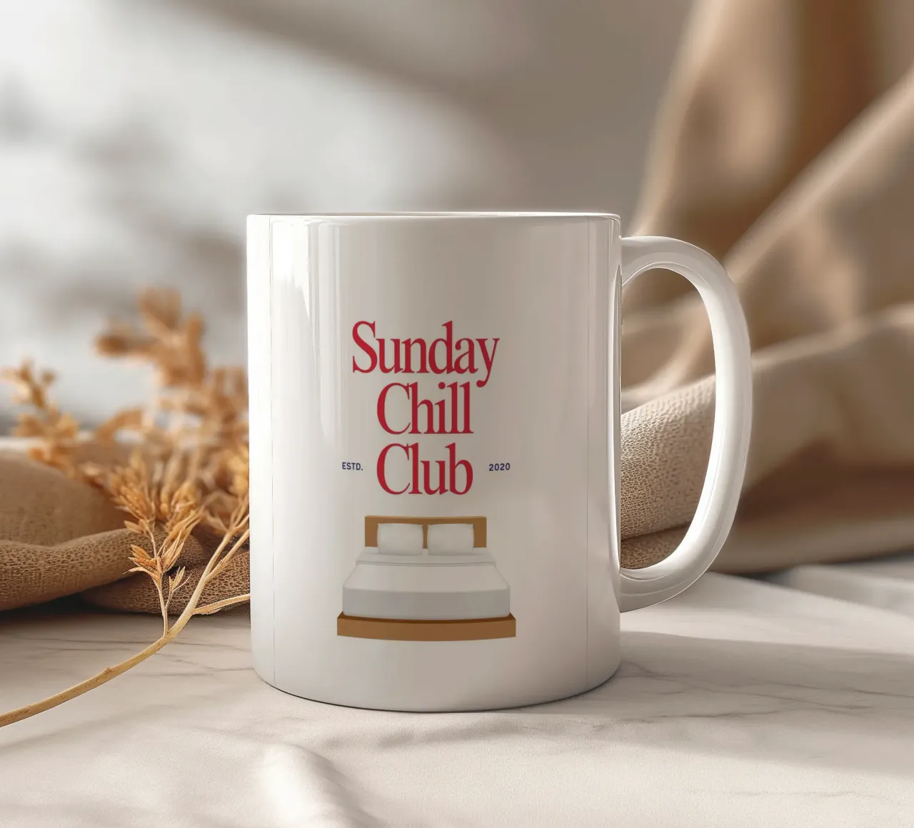 chill! tazza in ceramica da Ambition Wall