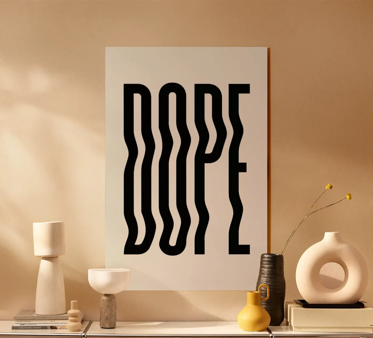 Dope Wavy plexiglass da Mottos by Sinan Saydik