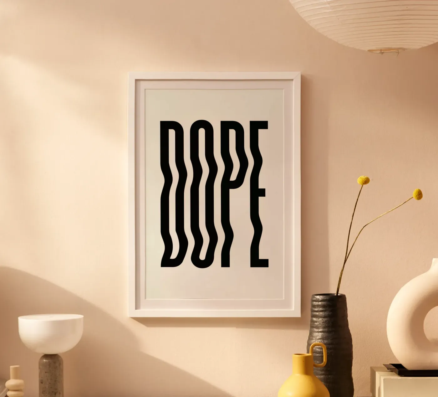 Dope Wavy Poster von Mottos by Sinan Saydik