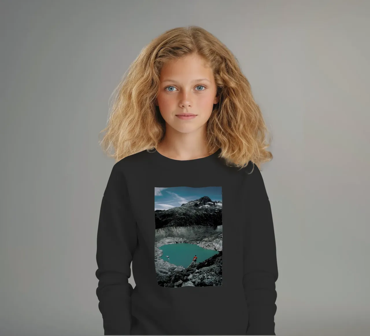 Marvelling the Lagoon by Pascal Brändle felpa bambino da EyeEm Mobile GmbH