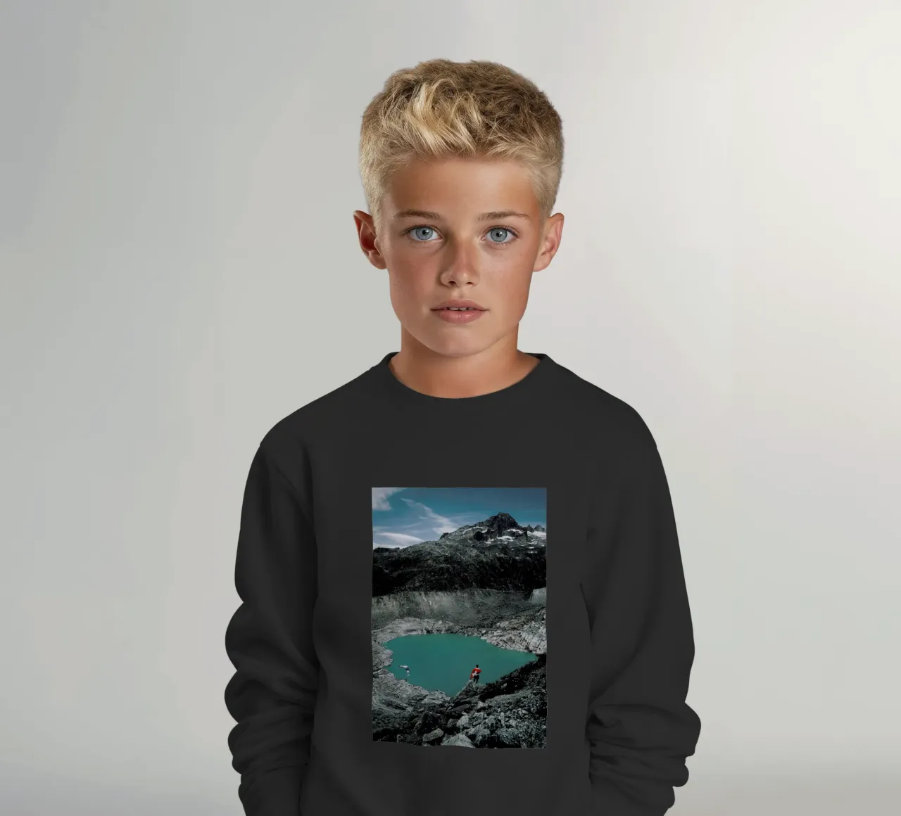 Marvelling the Lagoon by Pascal Brändle felpa bambino da EyeEm Mobile GmbH