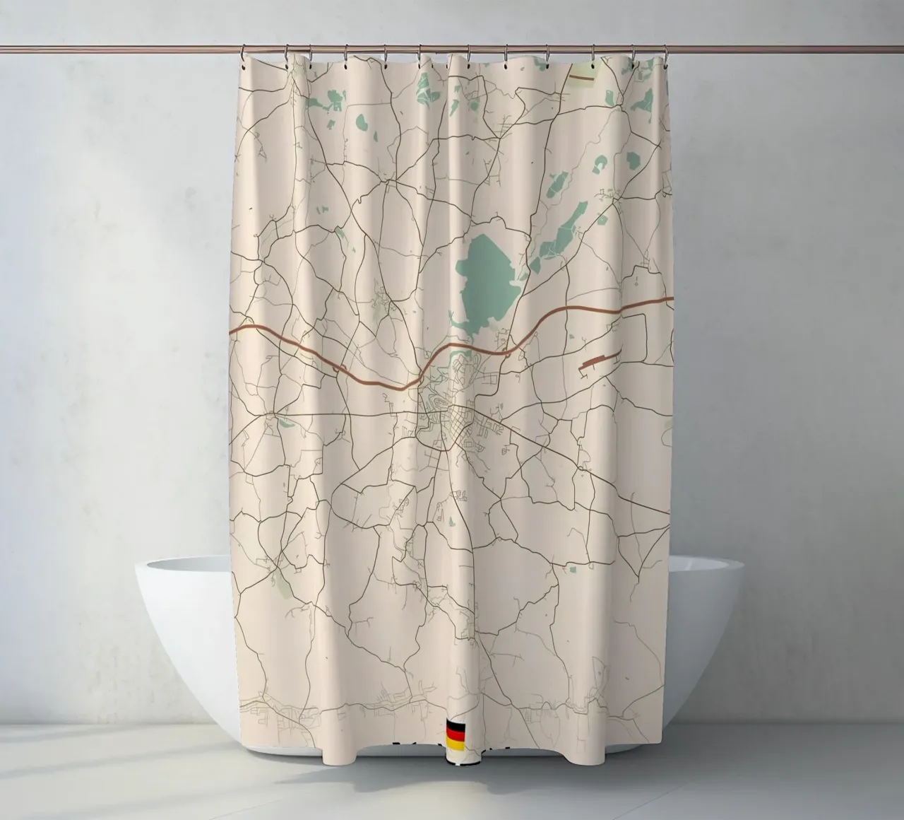 Bautzen DE shower curtain by Jacob W MICKELSON