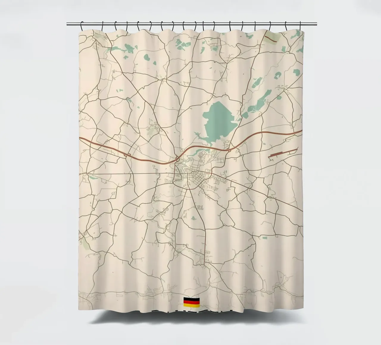 Bautzen DE shower curtain by Jacob W MICKELSON