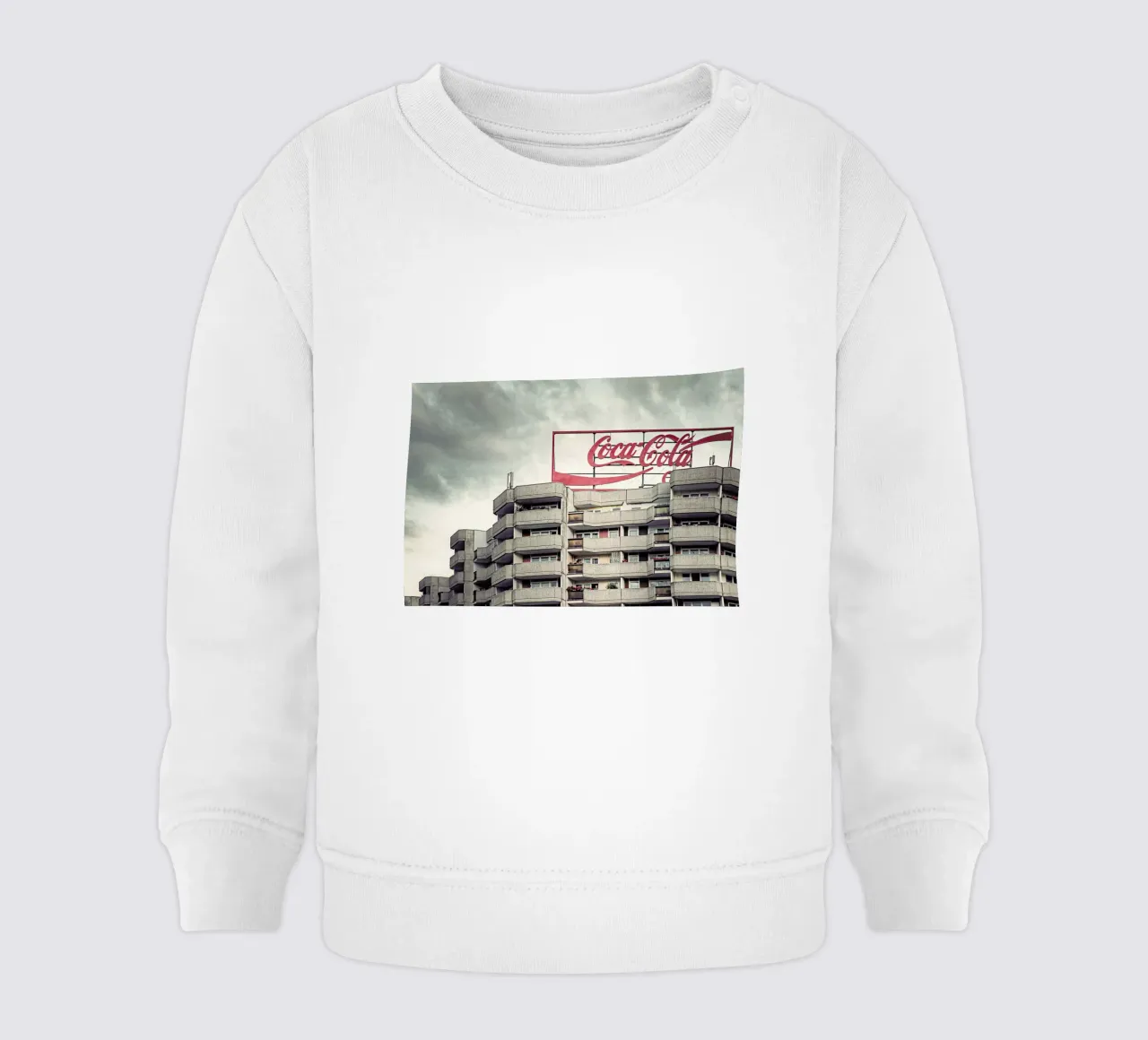 Coca Cola felpa neonato da Michael Belhadi