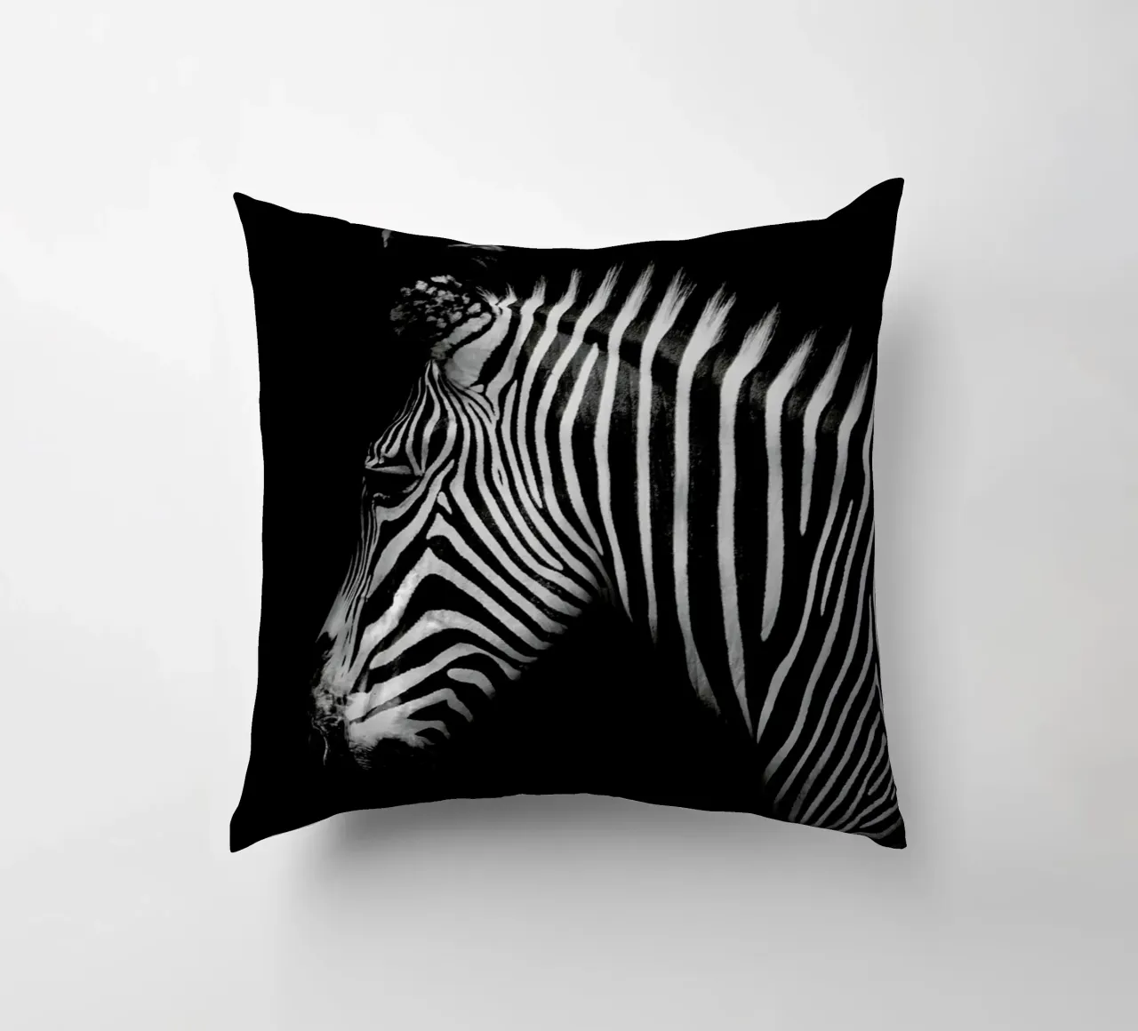 Zebra Profile by Lothare Dambreville cuscino da EyeEm Mobile GmbH