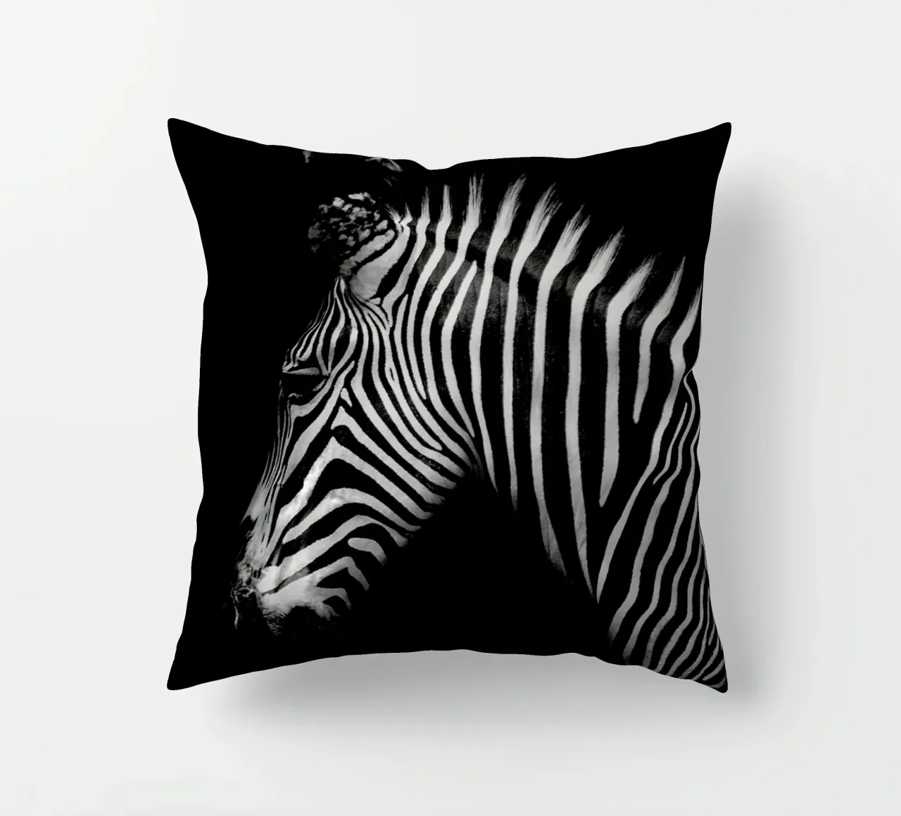 Zebra Profile by Lothare Dambreville cuscino da EyeEm Mobile GmbH