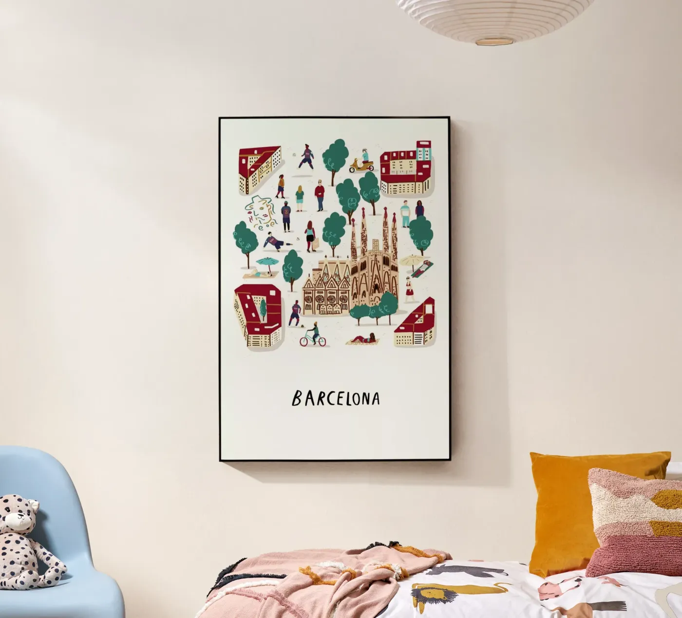 Barcelona Acryl-Glas von Alex Foster