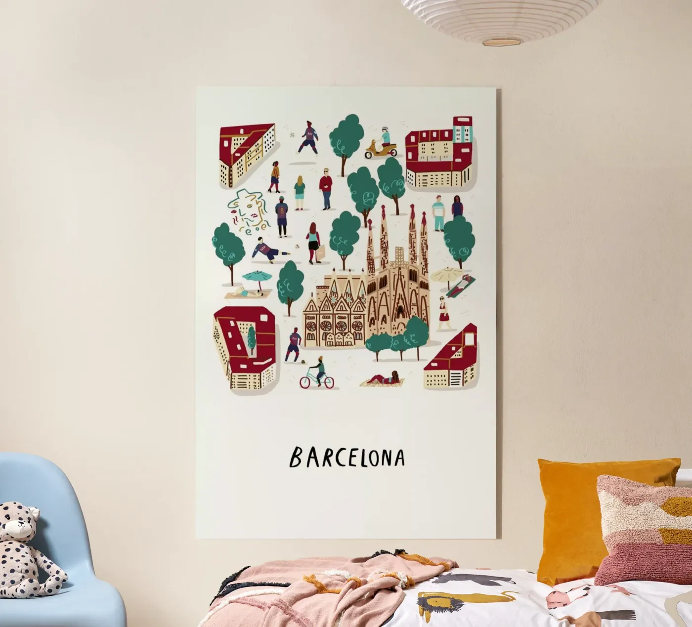 Barcelona Acryl-Glas von Alex Foster