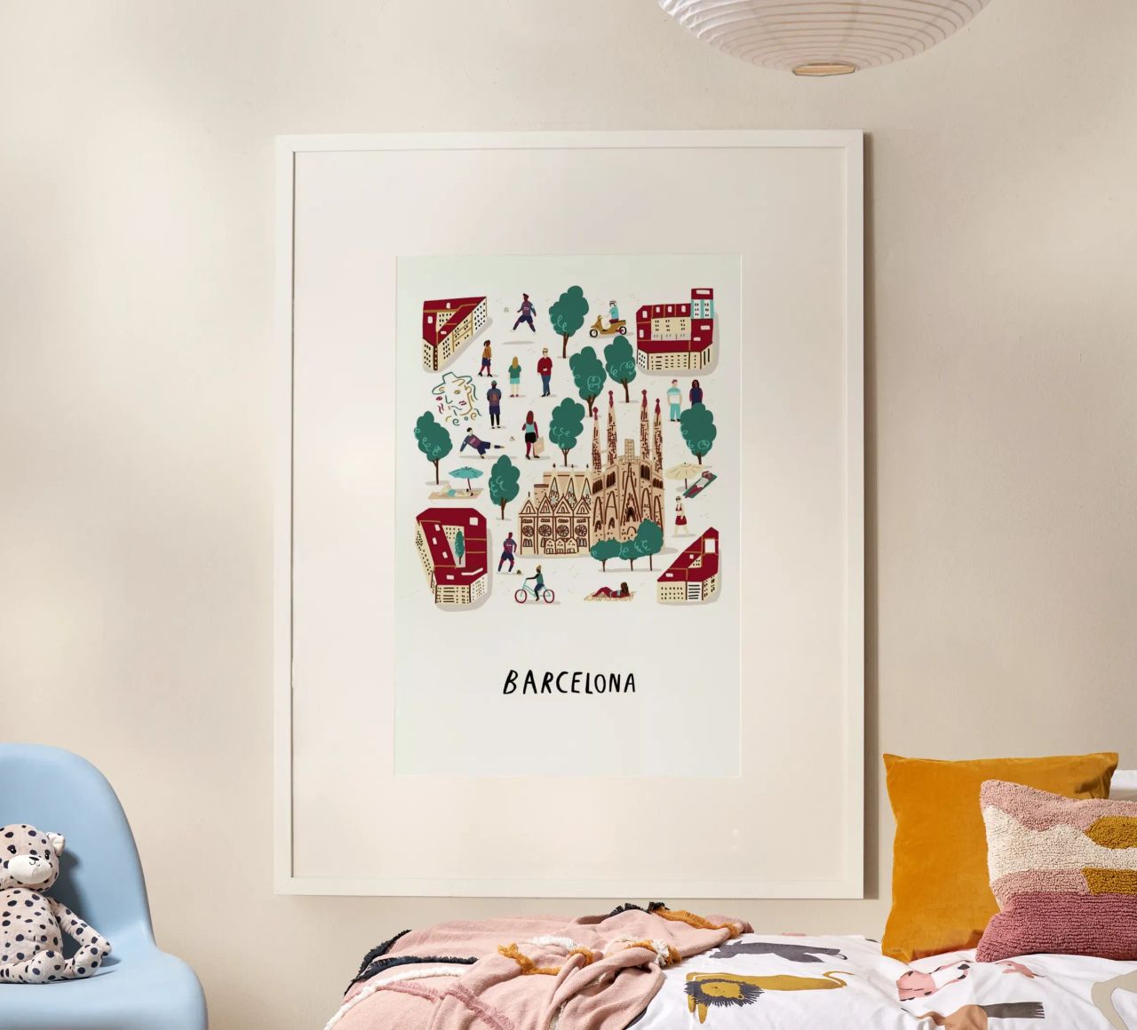 Barcelona poster by Alex Foster