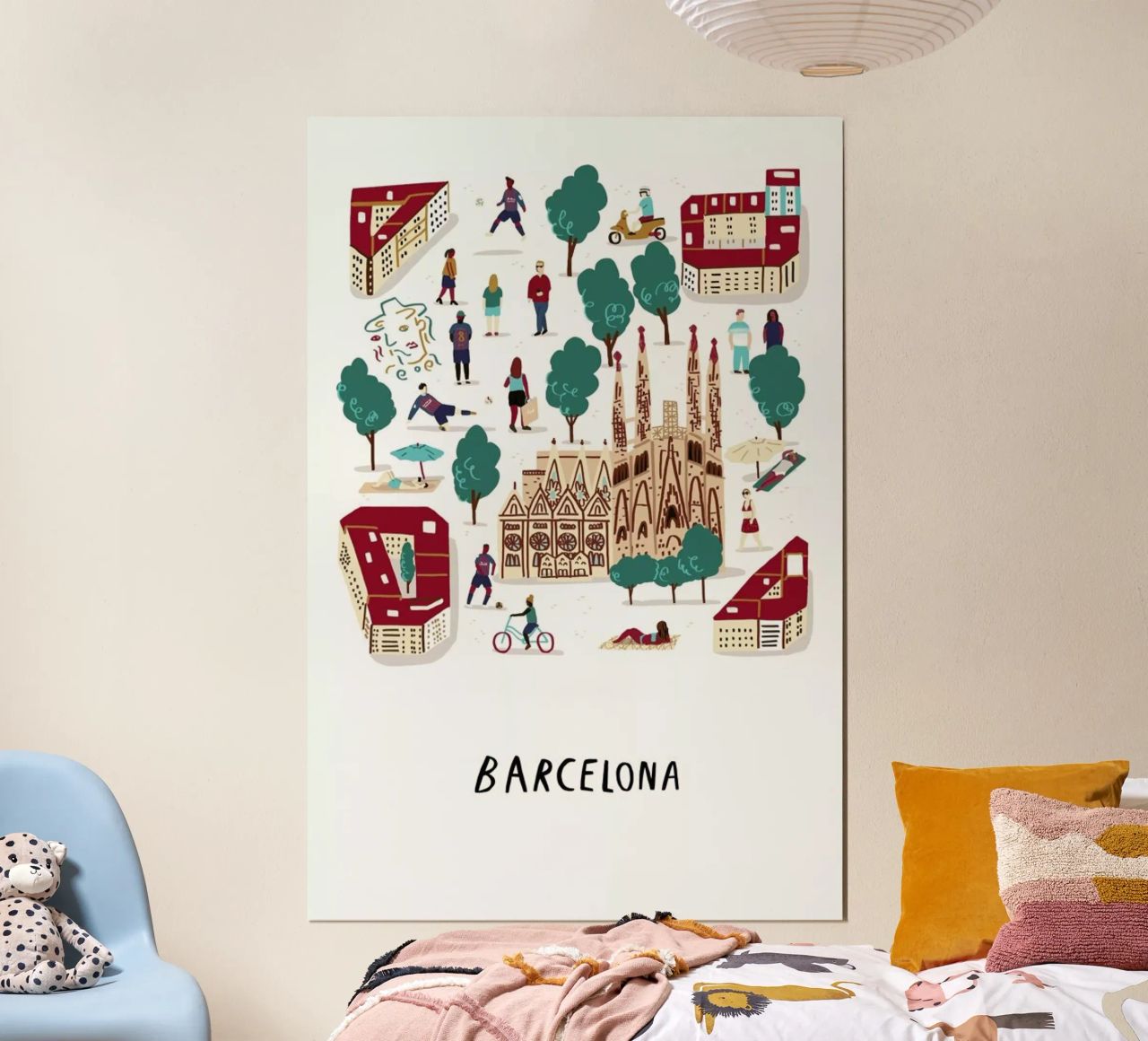 Barcelona poster by Alex Foster
