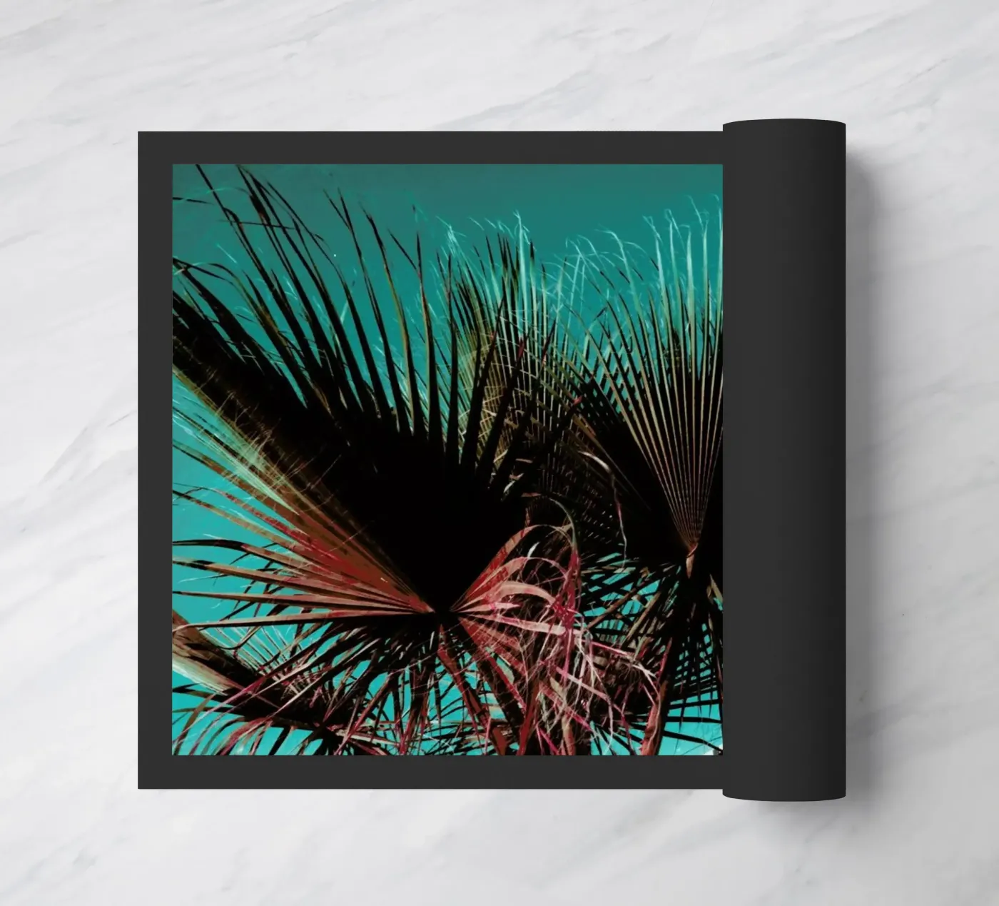 Palms IV deurmat van Sebastian Hilgetag