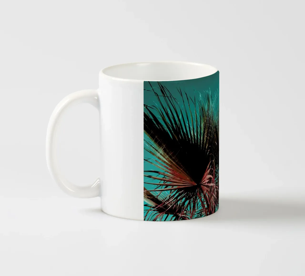 Palms IV tazza in ceramica da Sebastian Hilgetag