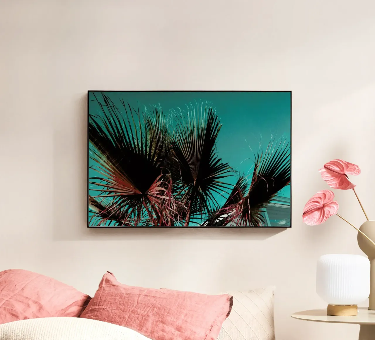 Palms IV plexiglass da Sebastian Hilgetag