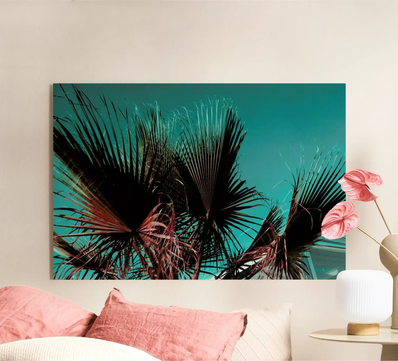 Palms IV plexiglass da Sebastian Hilgetag