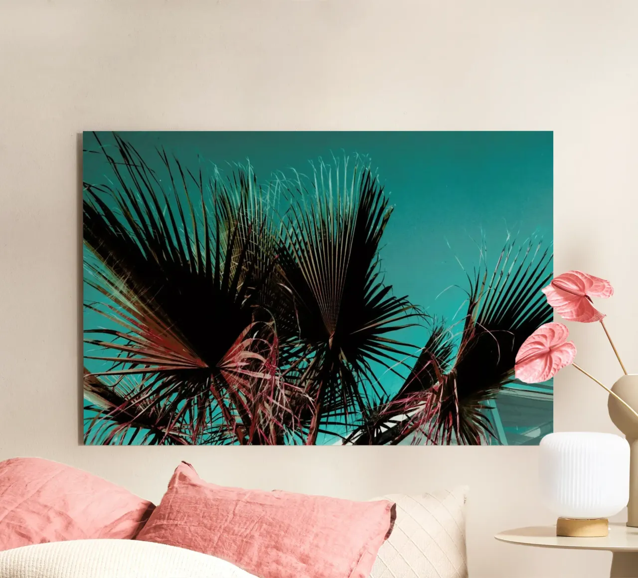 Palms IV alluminio dibond da Sebastian Hilgetag