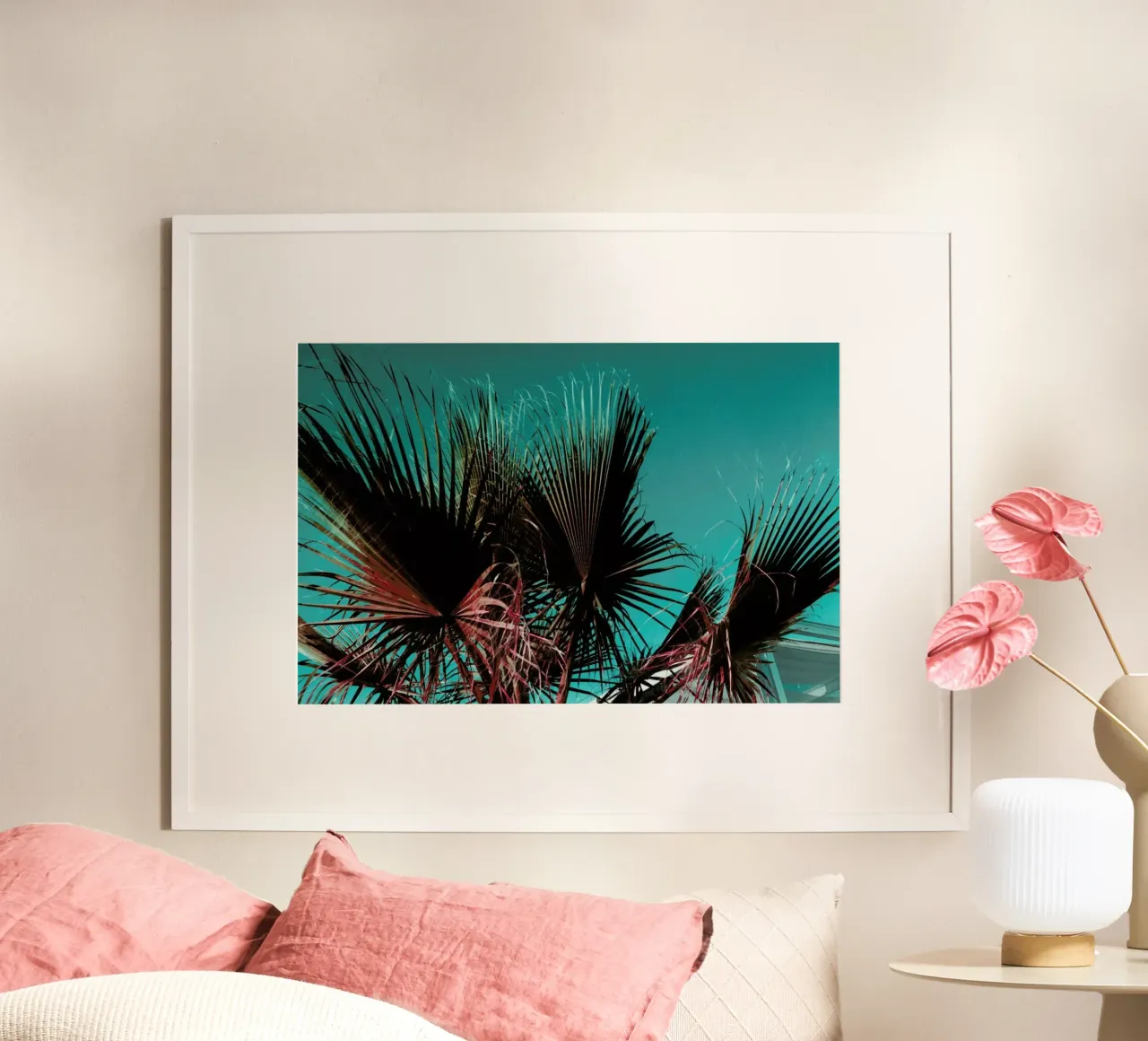 Palms IV carta hahnemühle da Sebastian Hilgetag