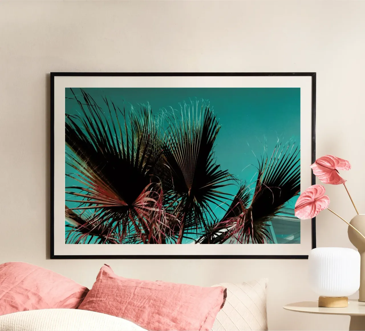 Palms IV carta hahnemühle da Sebastian Hilgetag