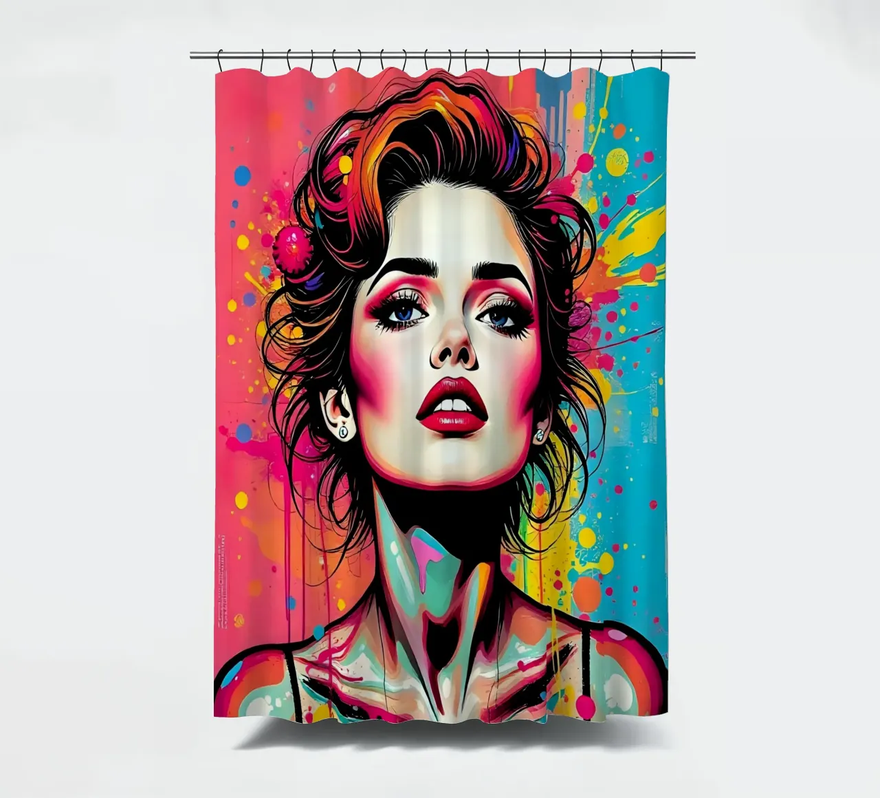 Stile_A_10 tenda da doccia da AI-Portraits by LK