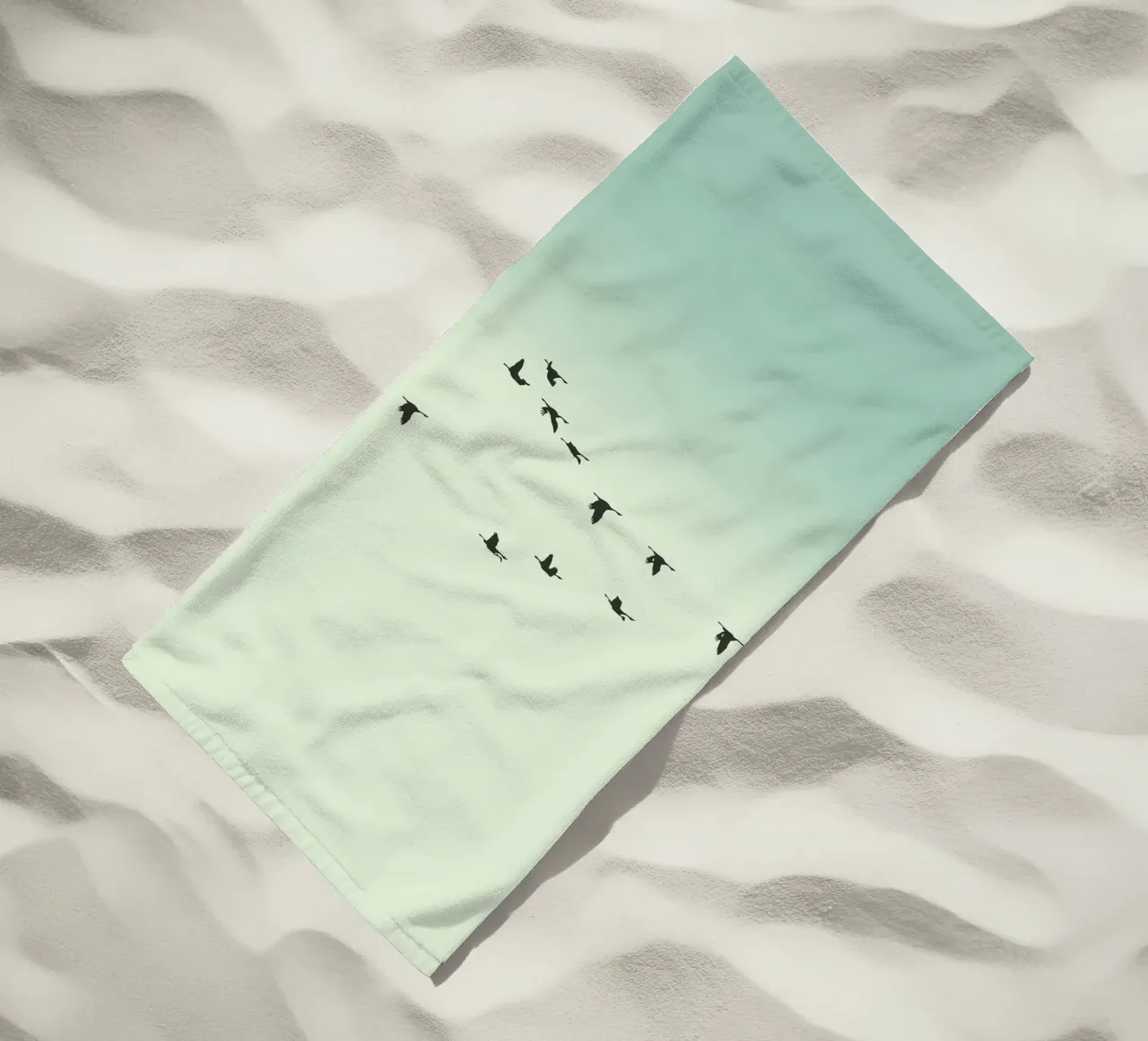 The journey beach towel by BAINAI