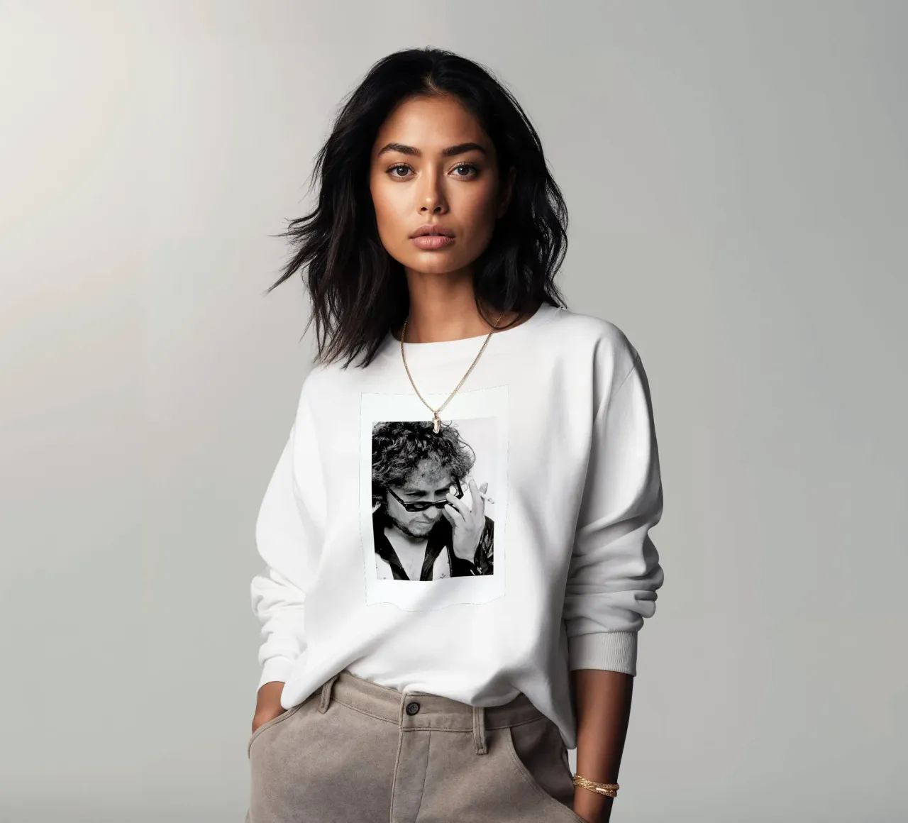 Bob Dylan felpa da Gallery Print and Art Limited