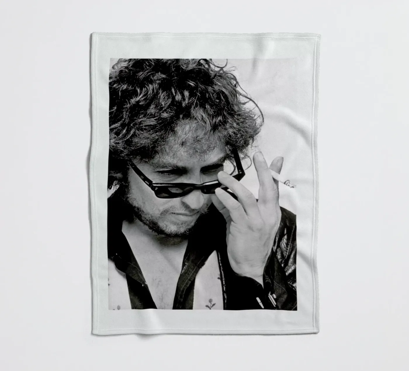 Bob Dylan fleecedeken van Gallery Print and Art Limited