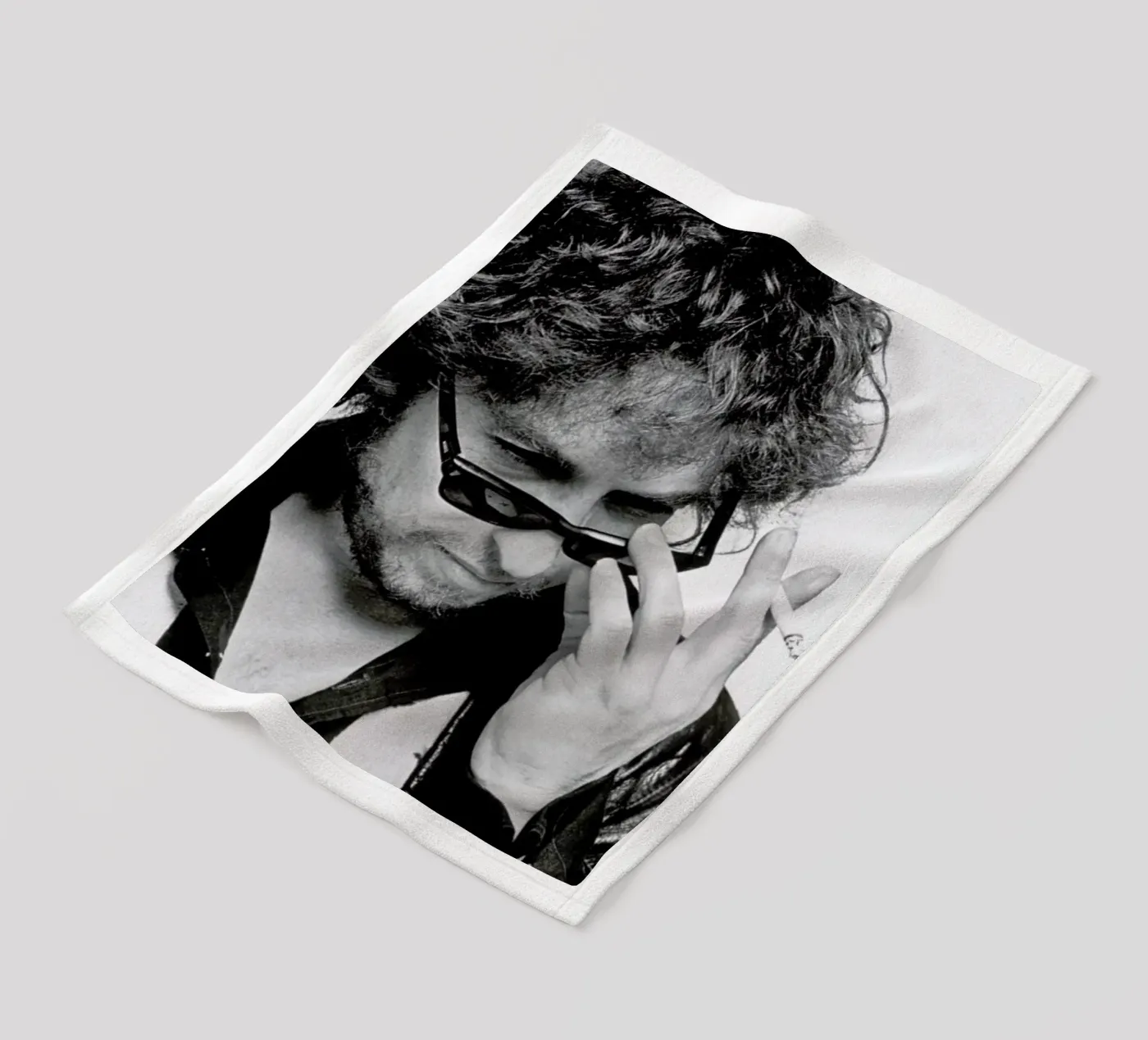 Bob Dylan fleecedeken van Gallery Print and Art Limited