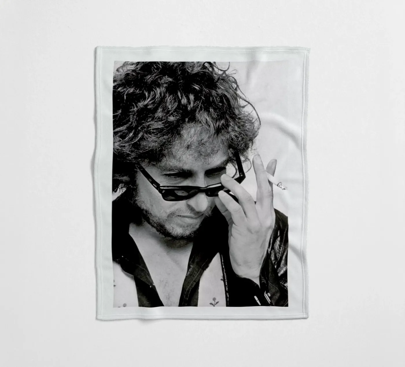 Bob Dylan fleecedeken van Gallery Print and Art Limited