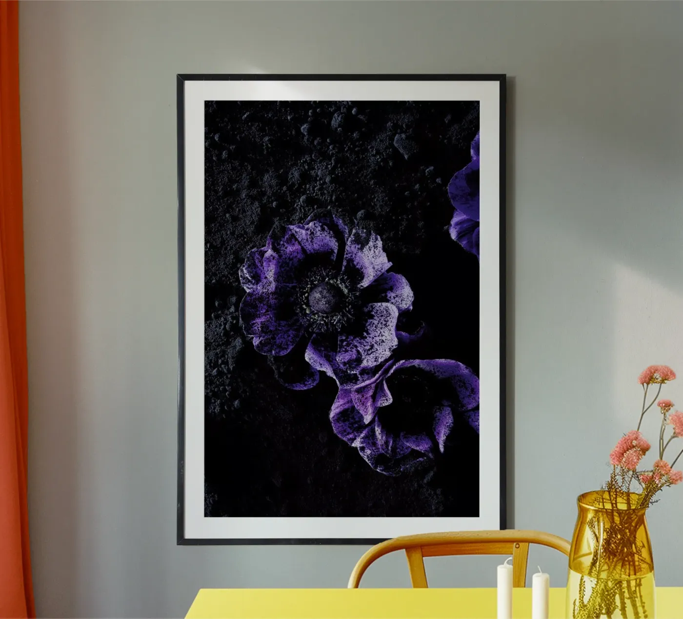 Flowers Three poster by neon* fotografie