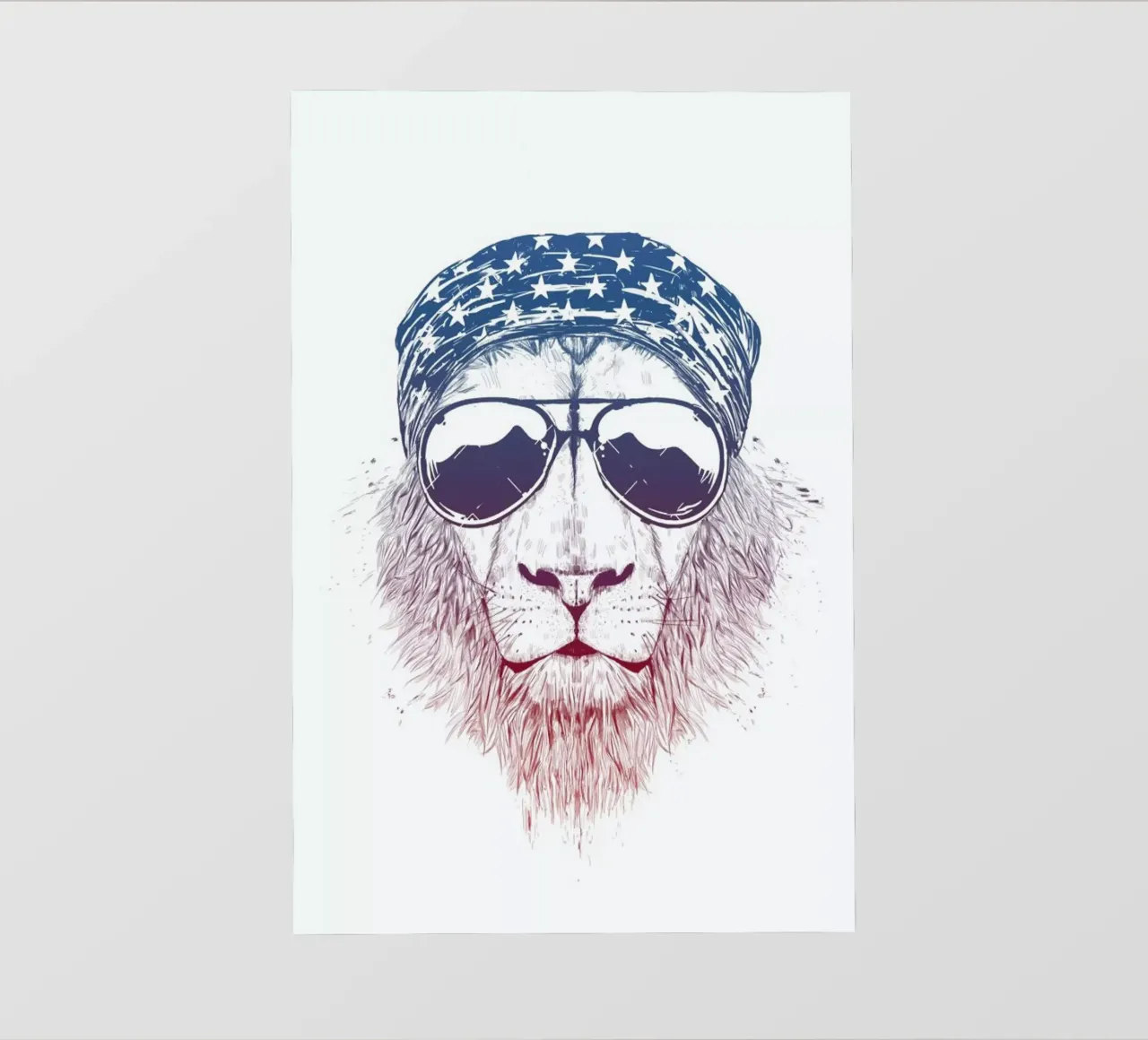 Wild Lion telo in pvc da Balazs Solti