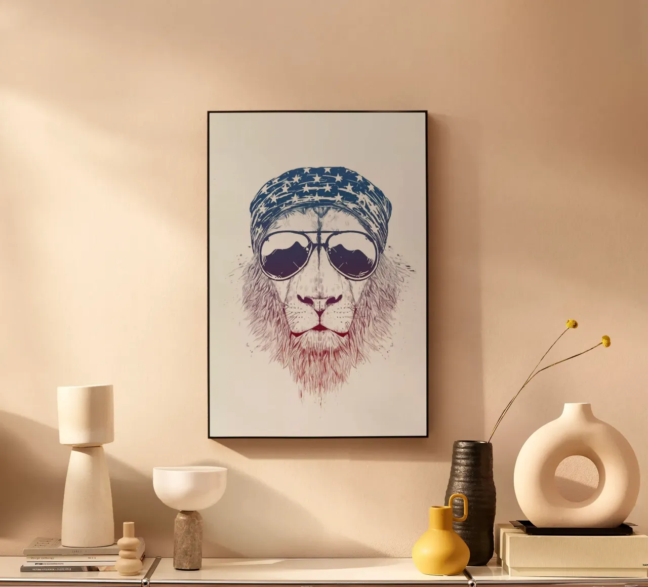 Wild Lion plexiglass da Balazs Solti