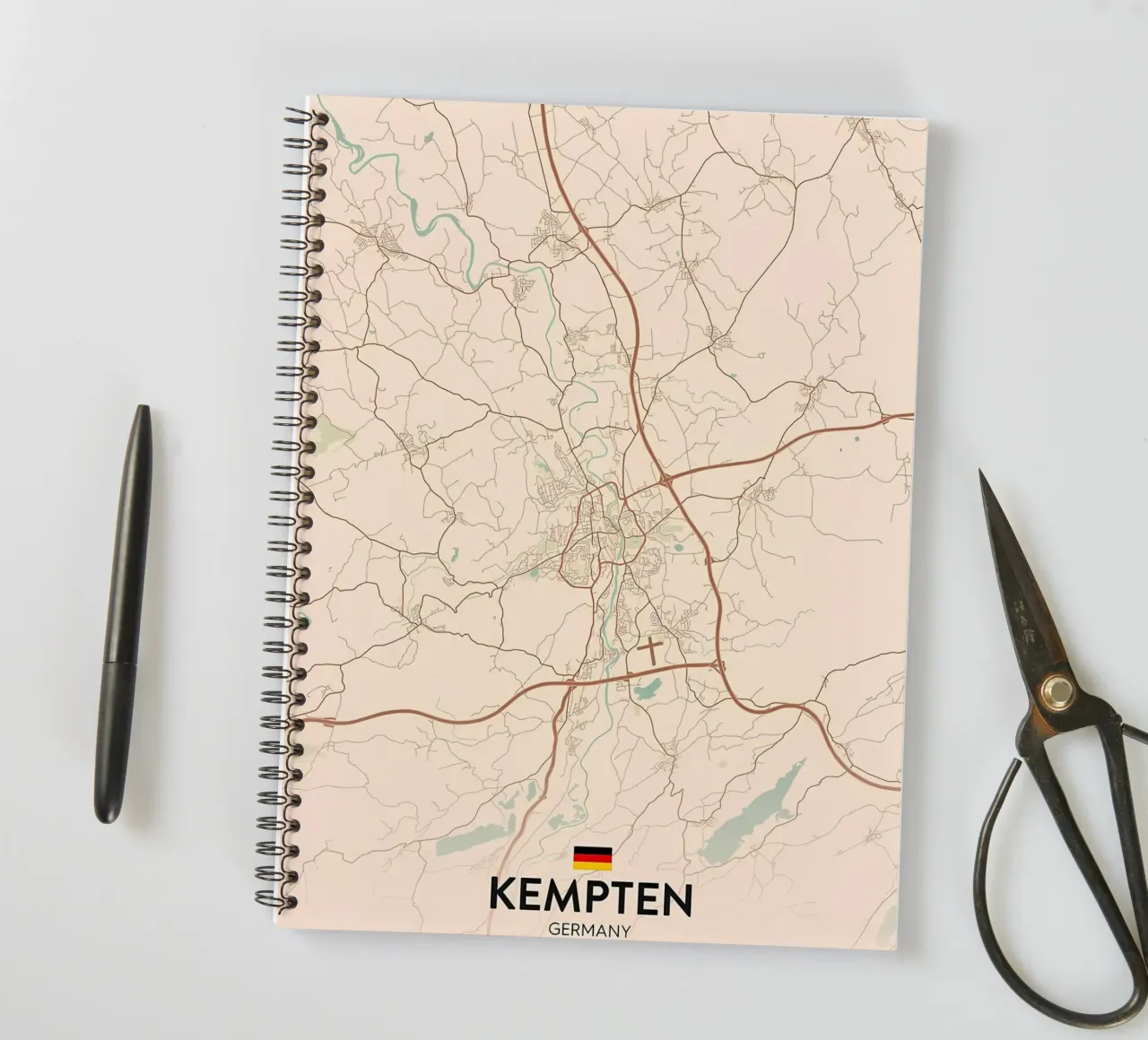 Kempten DE spiral notebook by Jacob W MICKELSON
