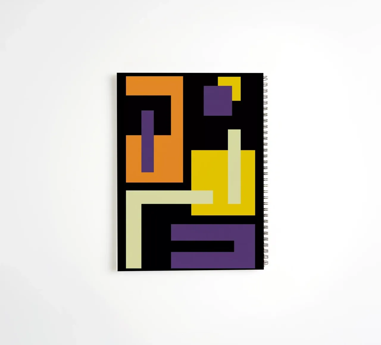 About Black spiral notebook by Metron