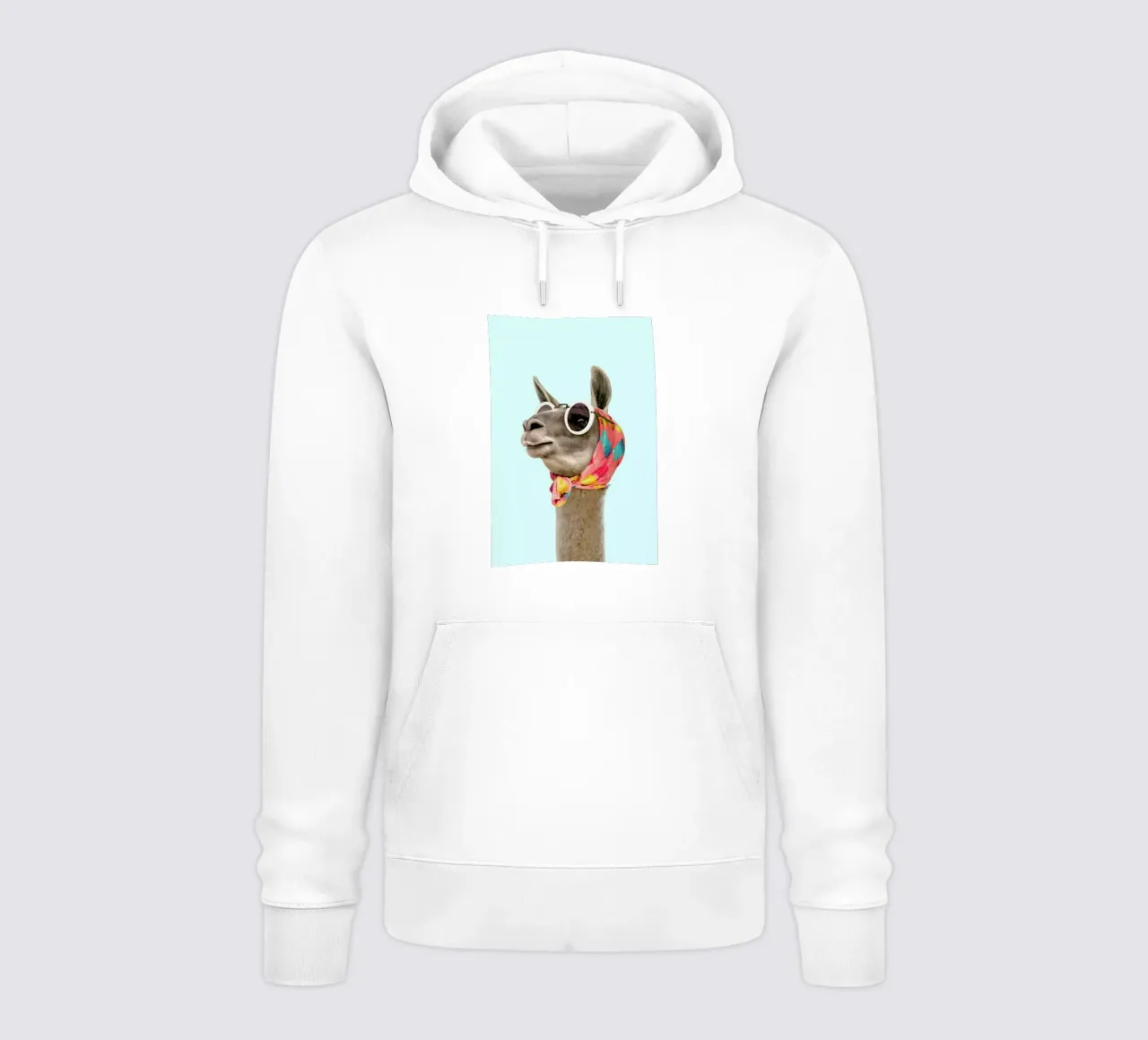 Fashion Llama felpa con cappuccio da Paul Fuentes Design