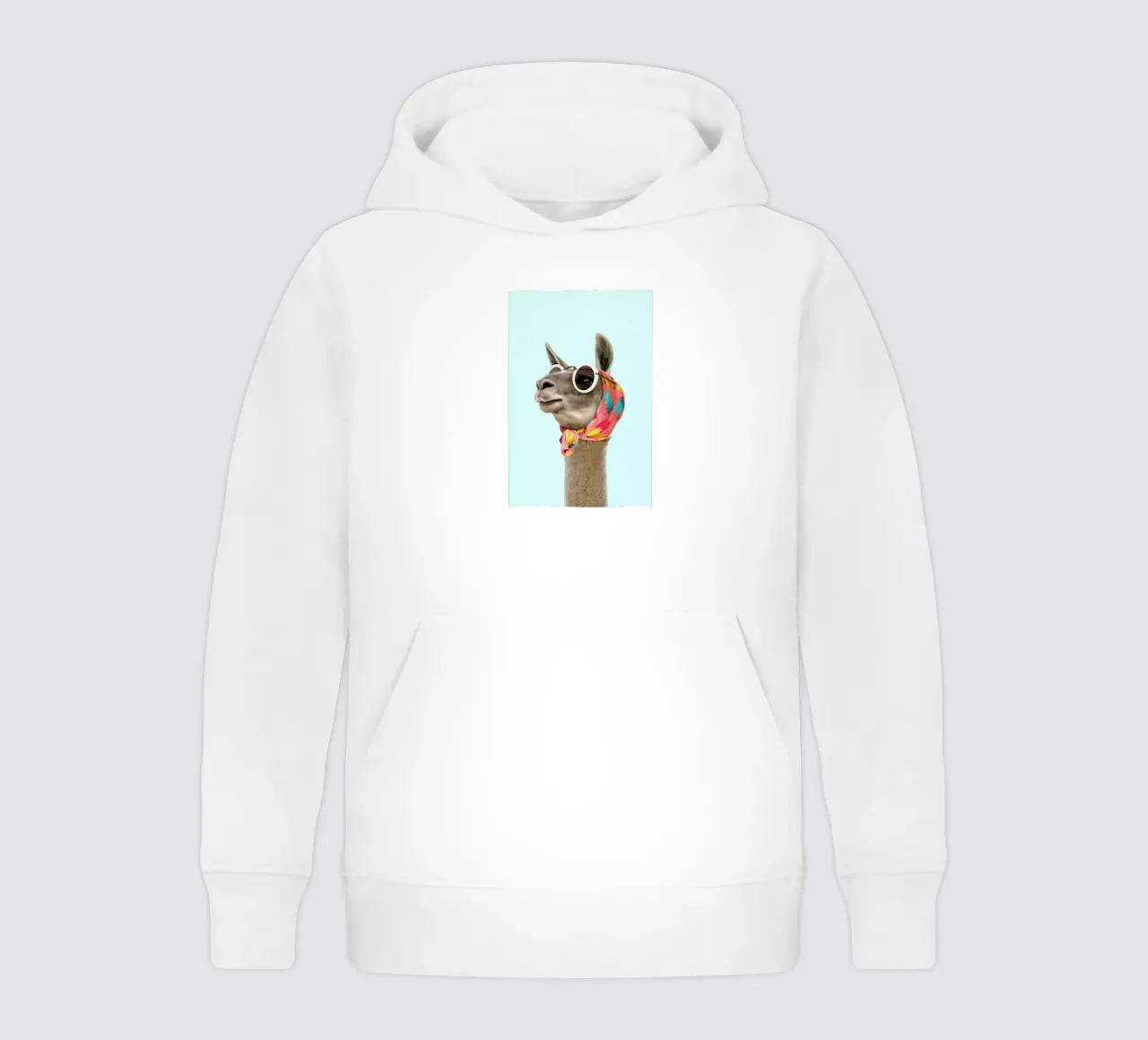 Fashion Llama Kinder Hoodie von Paul Fuentes Design