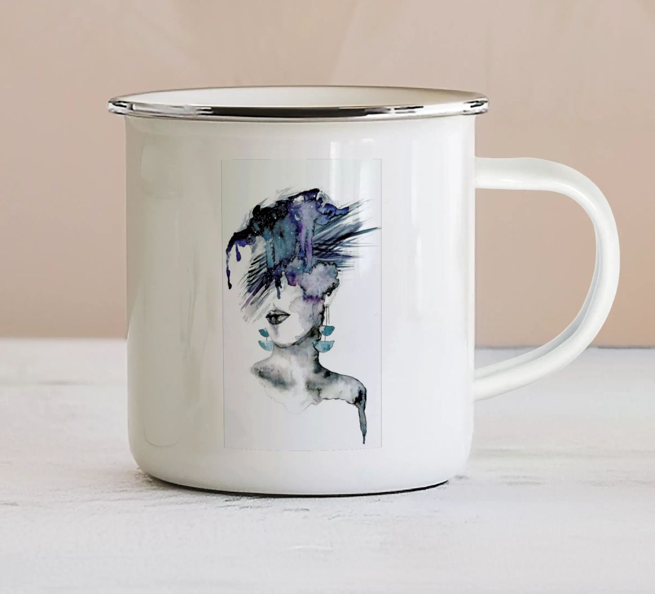 Salf tazza in smalto da Larissa van der Laan