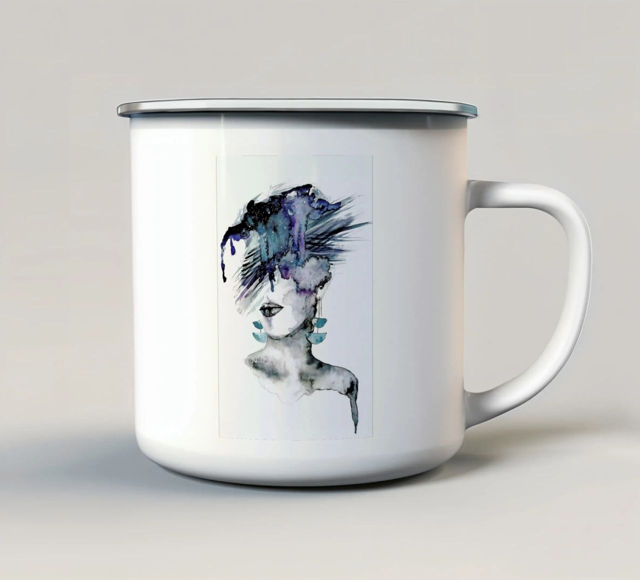 Salf tazza in smalto da Larissa van der Laan