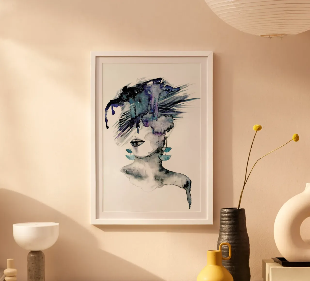 Salf poster con telaio in legno da Larissa van der Laan