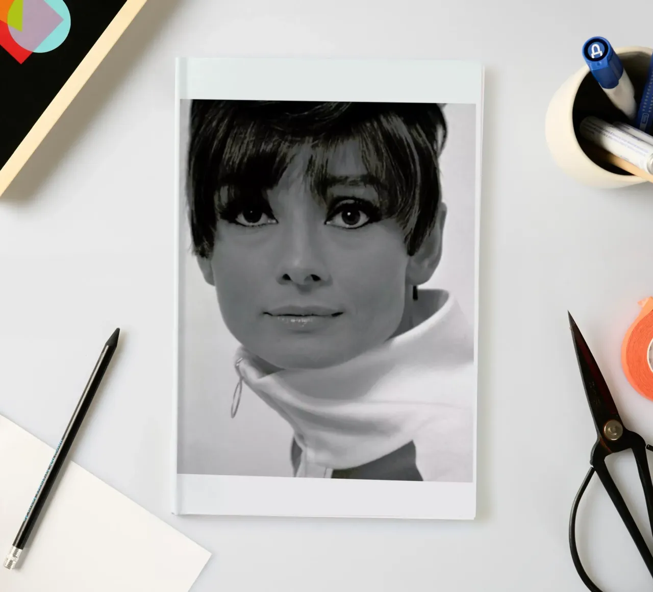 Audrey Hepburn, 1966 notebook by Gallery Print and Art Limited