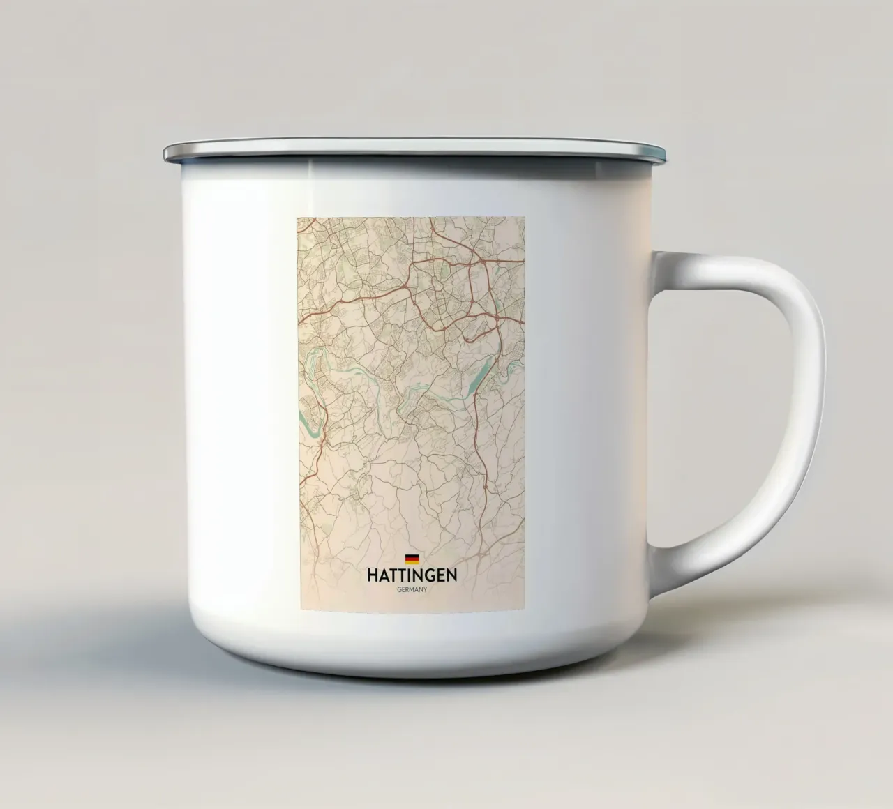 Hattingen DE tazza in smalto da Jacob W MICKELSON