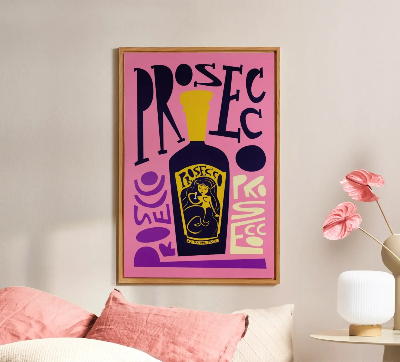 Prosecco pannello forex da Fox & Velvet