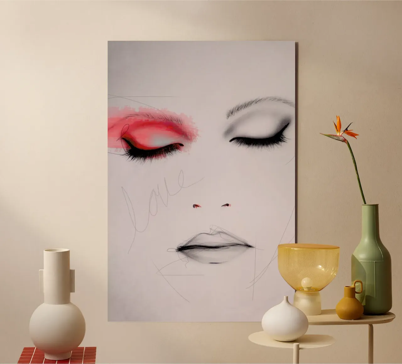 Scarlet alluminio dibond da Leigh Viner