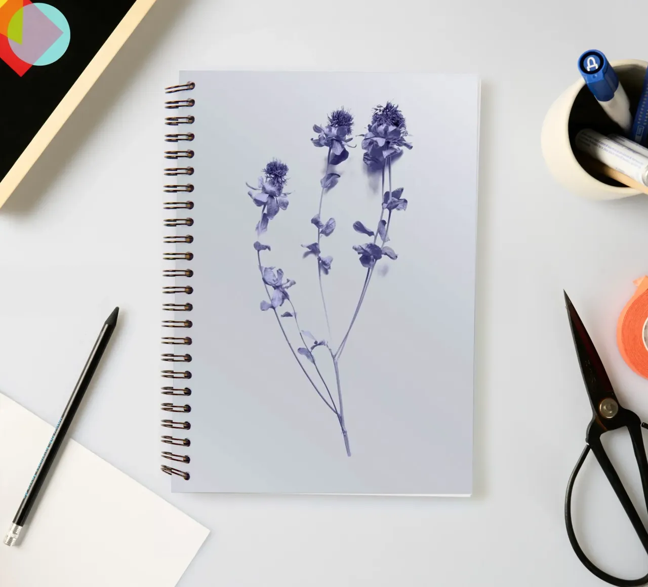 Cardoon II notitieboek met spiraal van Elena Veronese