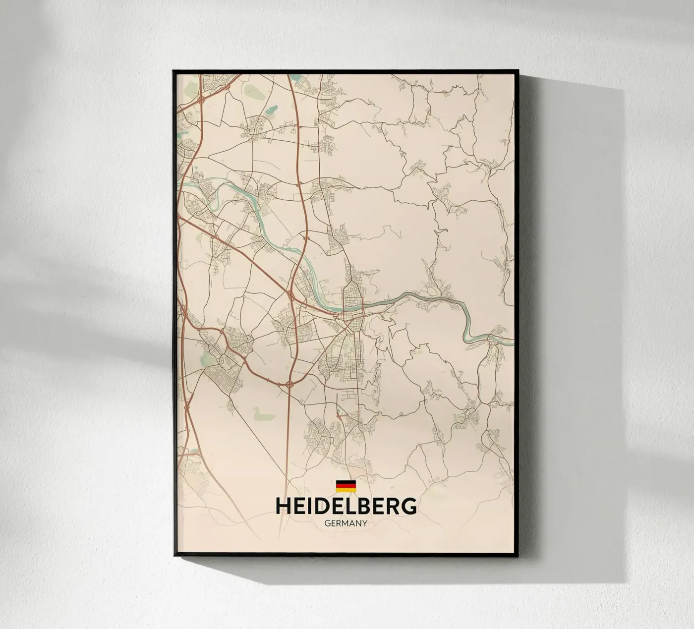 Heidelberg DE Acryl-Glas von Jacob W MICKELSON
