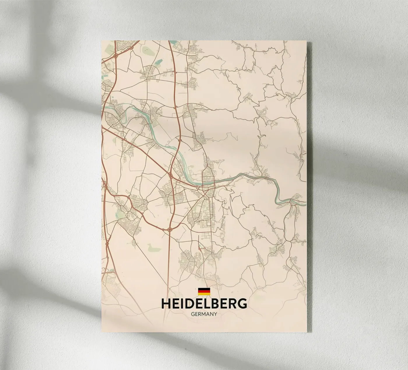 Heidelberg DE Acryl-Glas von Jacob W MICKELSON