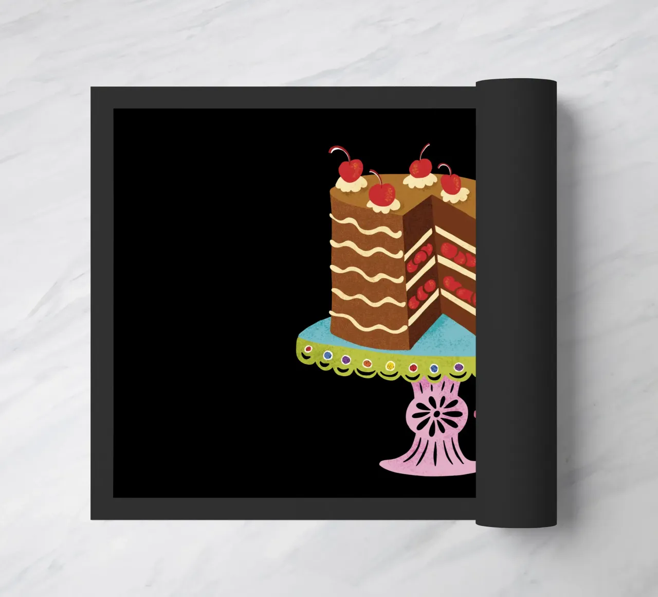 Adoro la torta Look retrò zerbino da DYDesign