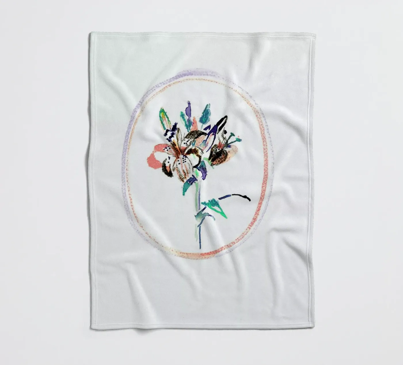 Flora Fleecedecke von Céleste Hollak