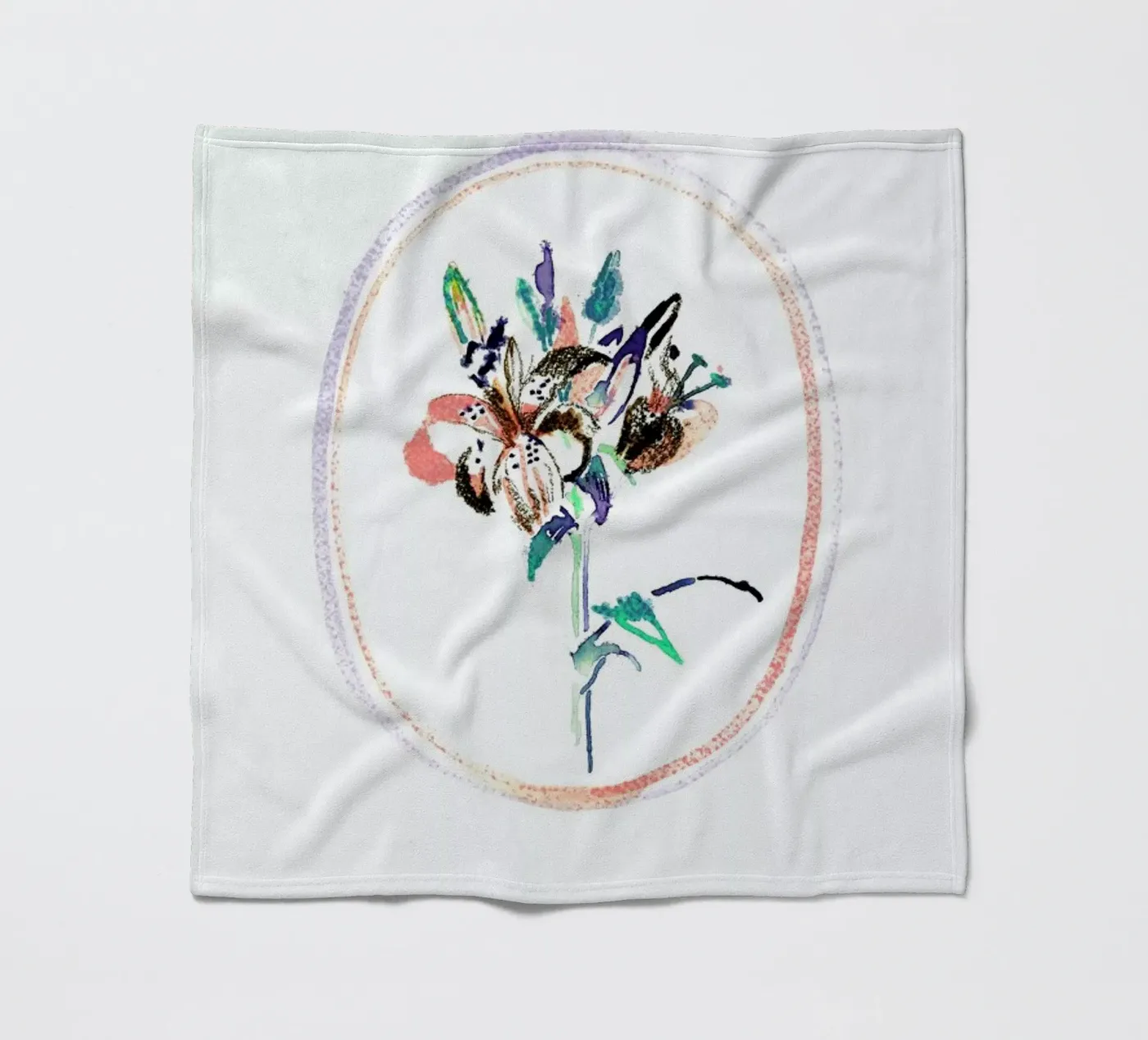 Flora Fleecedecke von Céleste Hollak